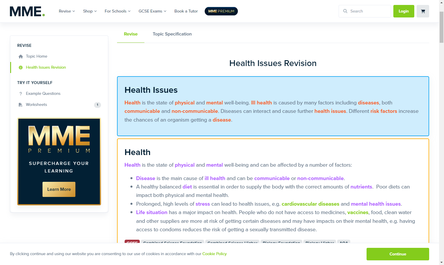 This page gives you more information on the topic.